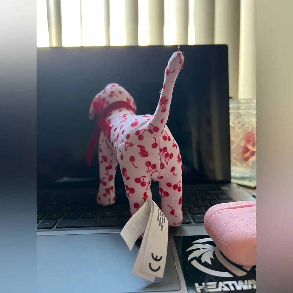 PINK Victoria's Secret Cherry Print Dog - Picture 4 of 5
